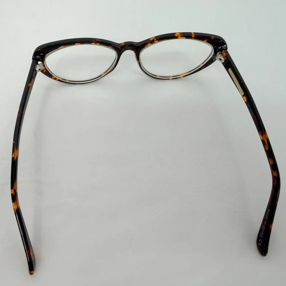 Christian Siriano CV Rose Tortoise Cat Eye‎ Eyeglasses Frames 56-16-140 103-118